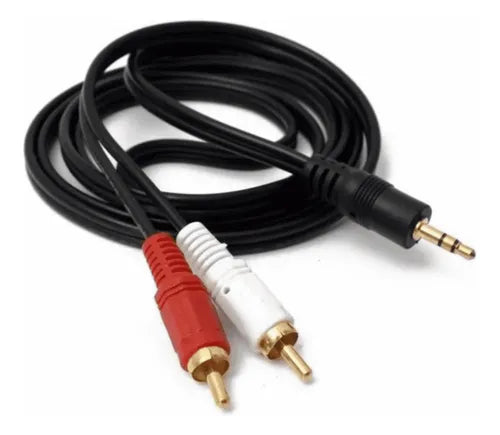 CABO AUXILIAR P2 MACHO PARA 2RCA MACHO