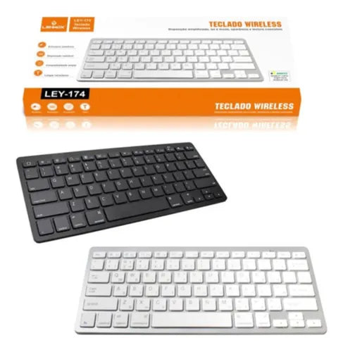 TECLADO SEM FIO LEY-174 LEHMOX