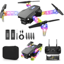 Mini Drone Rc Lqx-e88 Dobrável Com Câmera Dupla Hd