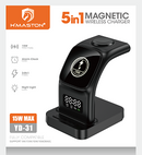 CARREGADOR SEM FIO 5 EM 1