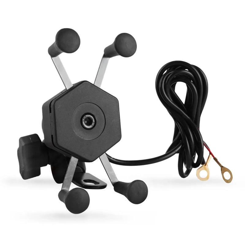 SUPORTE DE CELULAR PARA MOTO, COM CARREGADOR USB KAPBOM